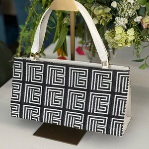 Balmain Black and White Satchel